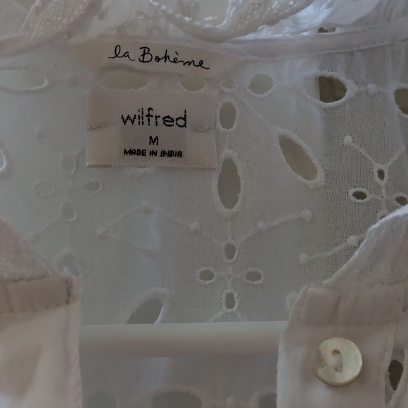 ARITZIA WILFRED LA BOHEME Gaia EYELET MIDI...MEDIUM - Picture 7 of 9